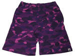 Bape Camo Shorts Purple