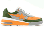 Bapesta Roadsta - Orange/Green